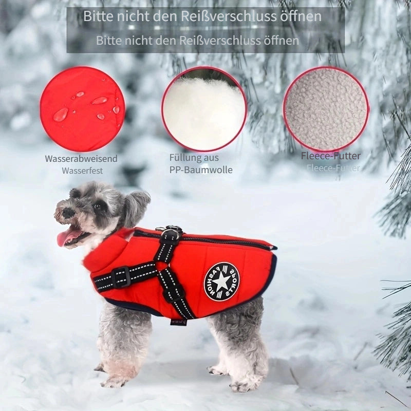 Warmer Hundemantel, Wasserdichter Hundewintermantel